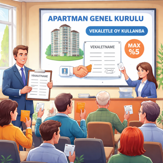 Apartman ve Site Genel Kurulunda Vekâlet: Kaç Vekâlet Alınır, %5 Nasıl Hesaplanır, Kim Vekil Olabilir?