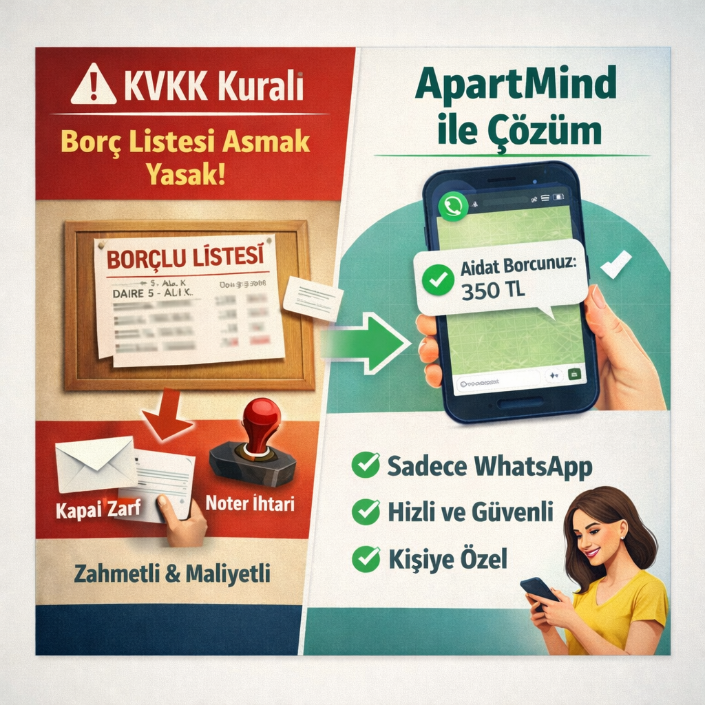 KVKK sonrası borç bildirimi: Liste asmak yasak, doğru yöntem ne?