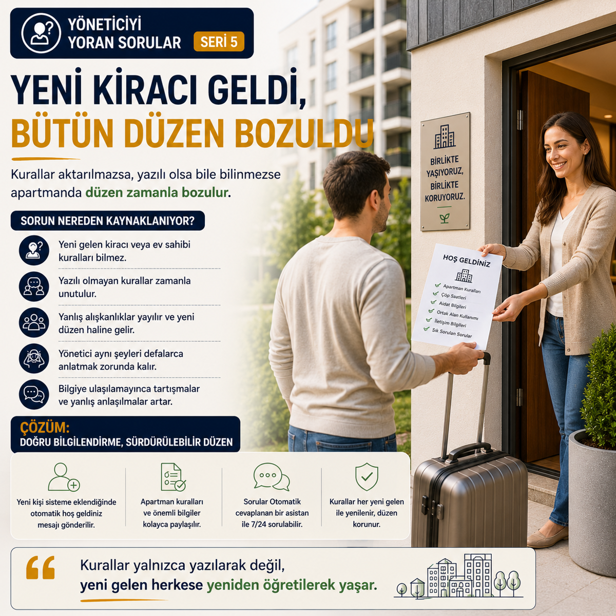 Yeni Kiracı Geldi, Bütün Düzen Bozuldu