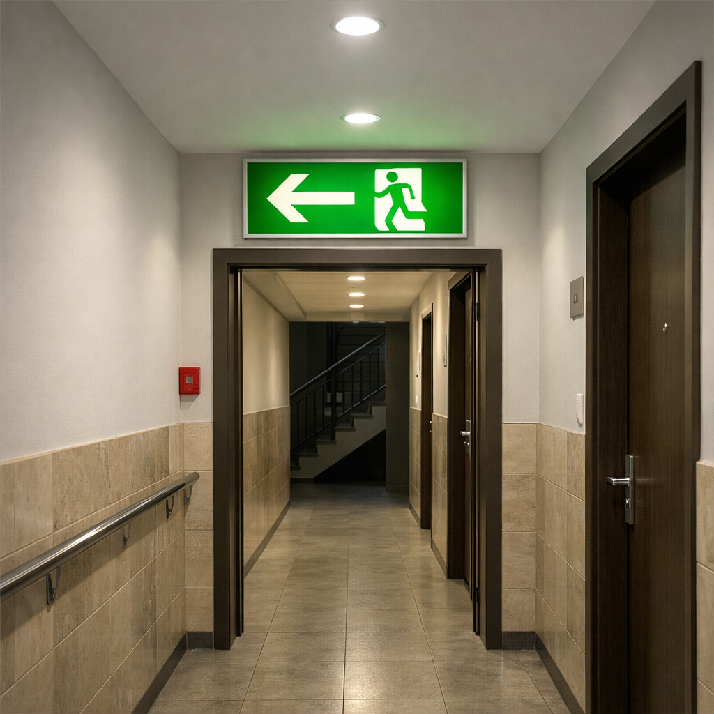 Acil Çıkış İşaretleri Şart mı? Apartmanda Zorunluluklar ve Pratik Rehber