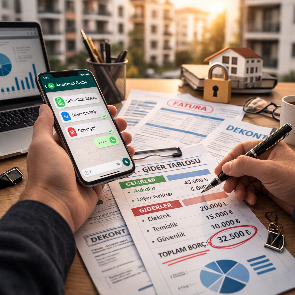 Whatsapp Grubunda Apartmanın Gelir, Gider Belgeleri Paylaşılabilir mi?