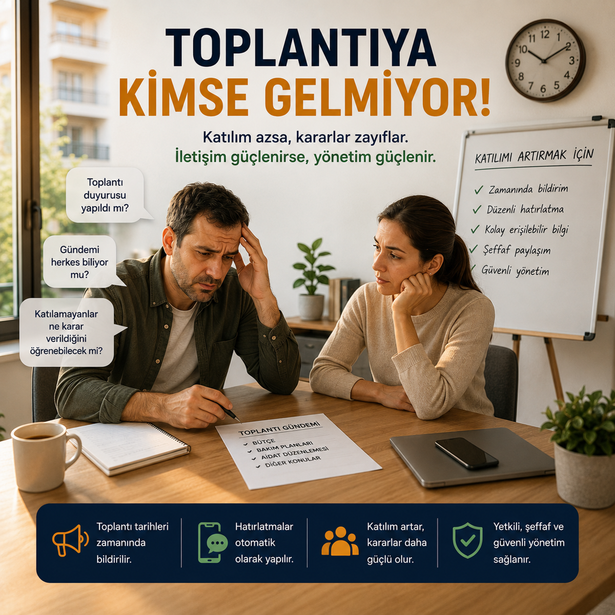 Toplantıya Kimse Gelmiyor!