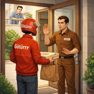 Yemek ve Paket Kuryeleri Apartman İçine Girmek Zorunda mı?