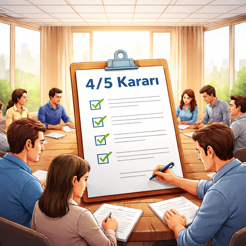 Apartmanda 4/5 Çoğunluk Gereken Kararlar Nasıl Alınır?