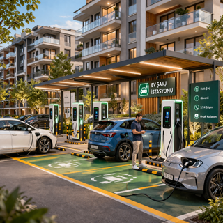 Siteye ortak elektrikli araç şarj istasyonu kurmak veya kiralamak nasıl yapılır?