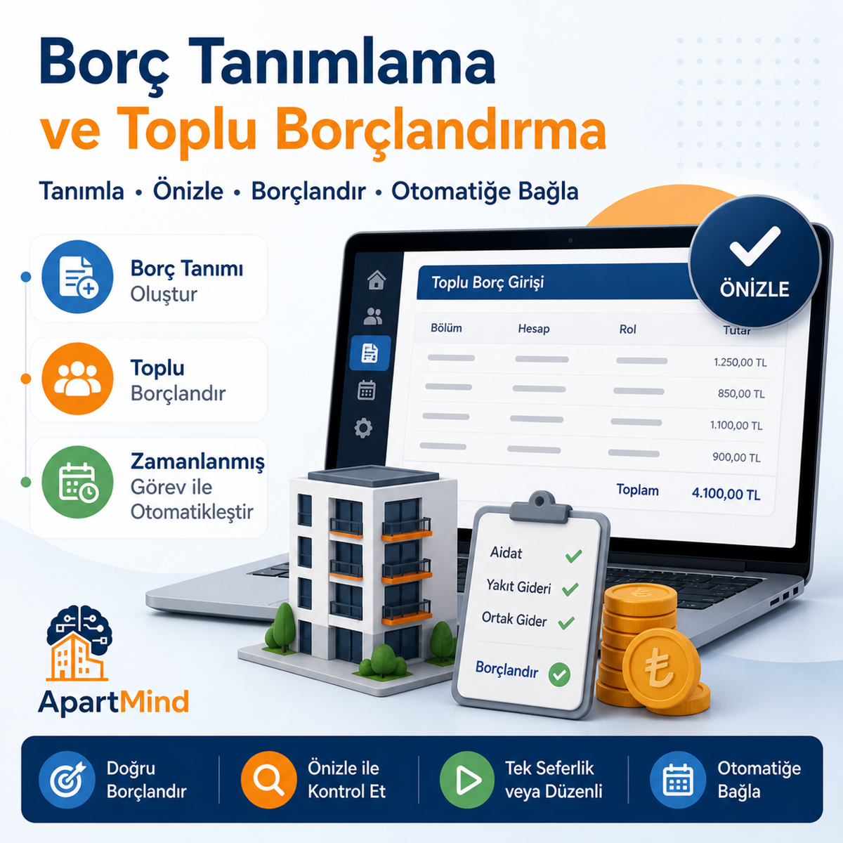 Borç Tanımlama ve Toplu Borçlandırma Kılavuzu