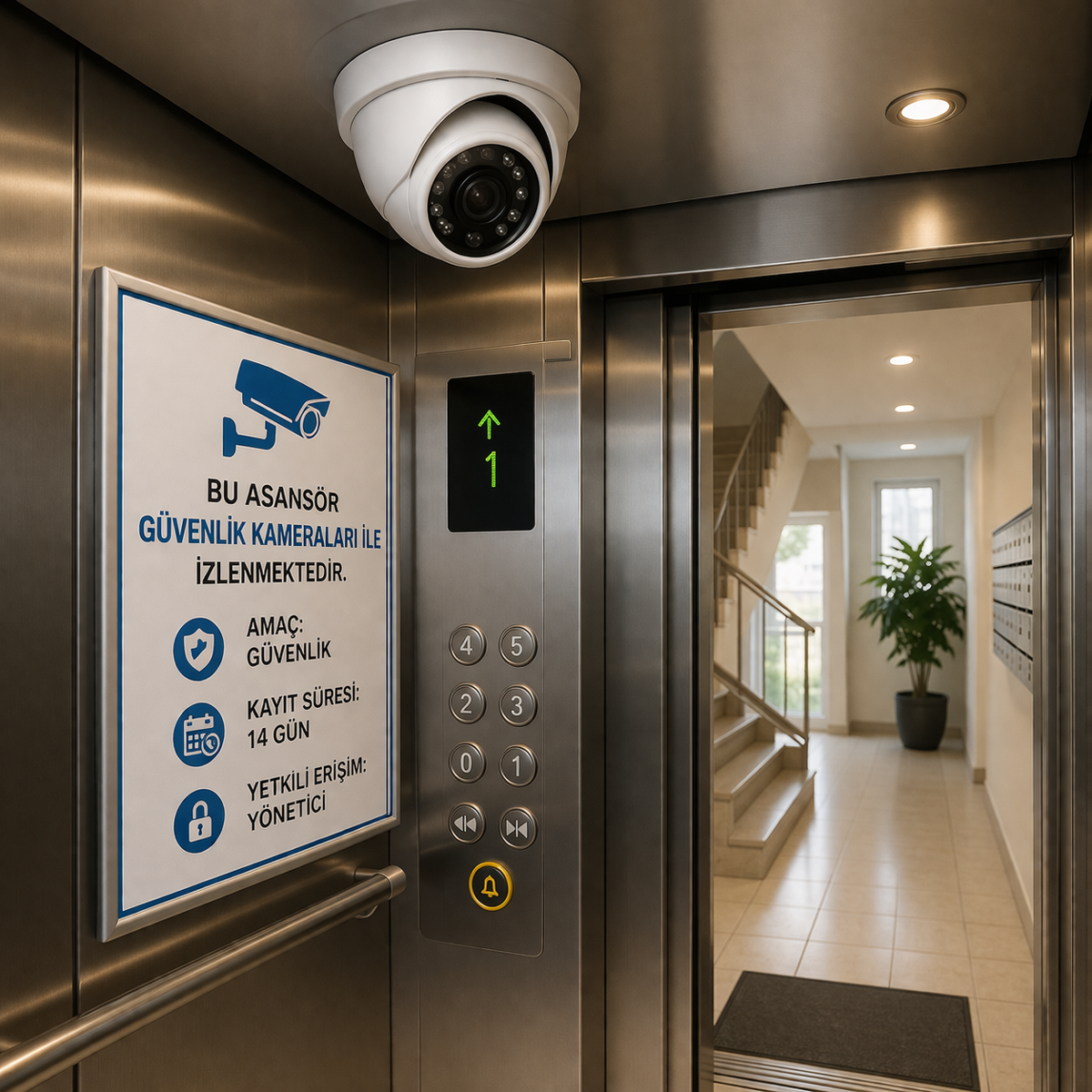 Asansöre Güvenlik Kamerası Konulabilir mi? Şartları Nelerdir?
