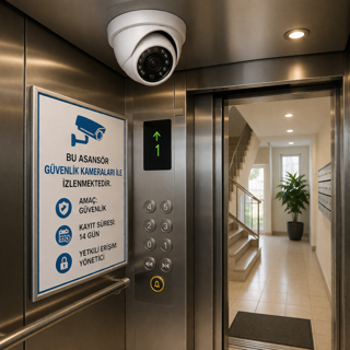Asansöre Güvenlik Kamerası Konulabilir mi? Şartları Nelerdir?
